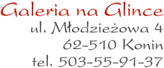 Galeria na Glince ul. Młodziezowa 4 62-510 Konin 503-55-91-37